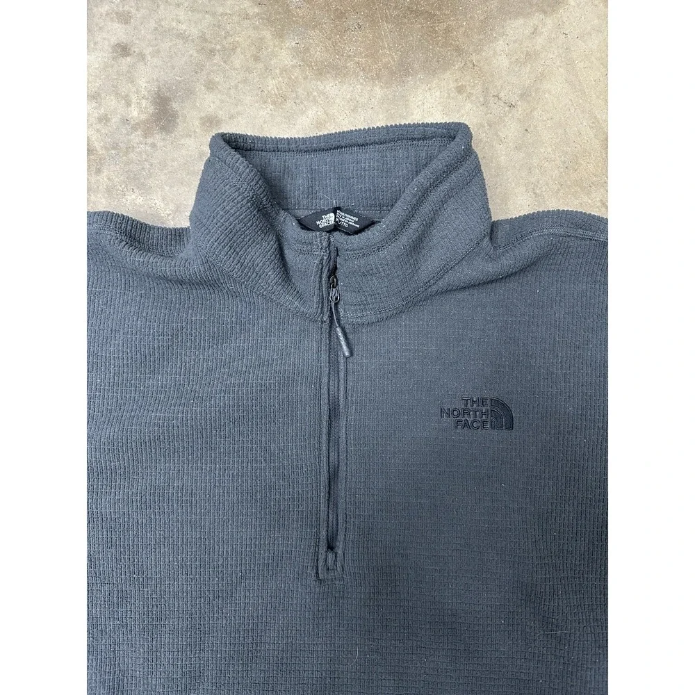 The North Face Mens Waffle Knit Half Zip pullover sweater XXL